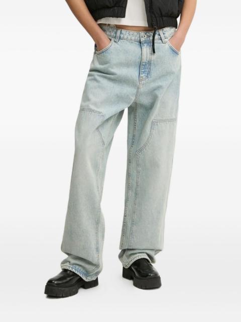 HUGO logo-embroidered jeans