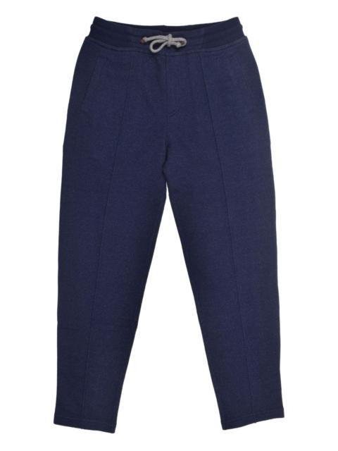 Brunello Cucinelli elasticated-waistband wool trousers