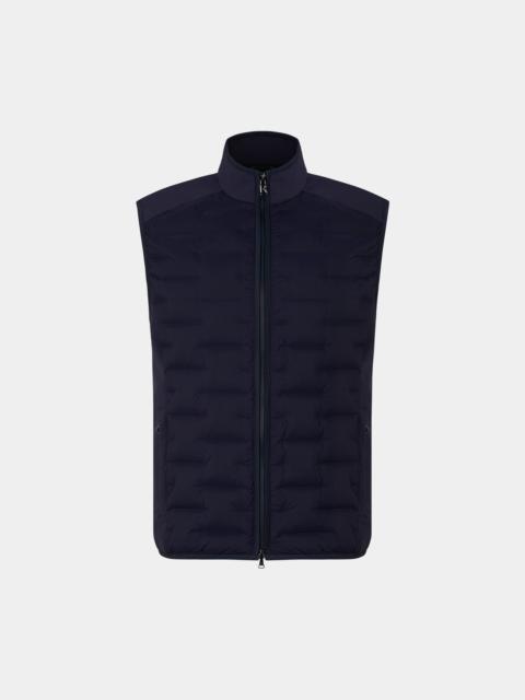 BOGNER Daro Softshell down vest in Dark blue