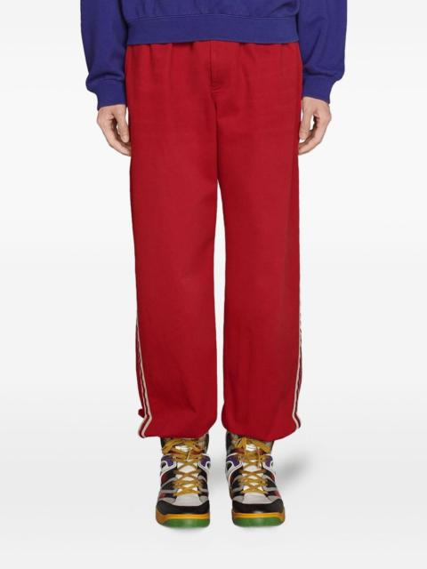 GUCCI Military cotton drill pant with buckles