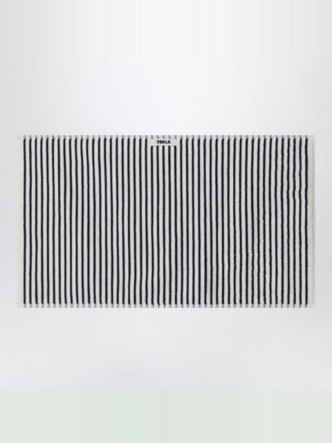 TEKLA White striped towel 50x90