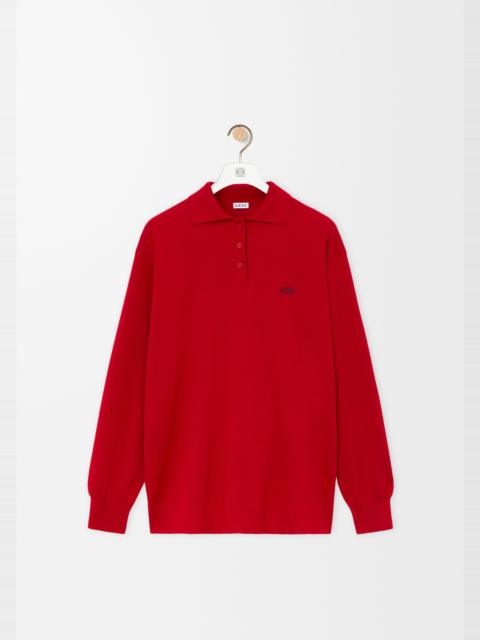Loewe Polo sweater in cashmere and silk blend