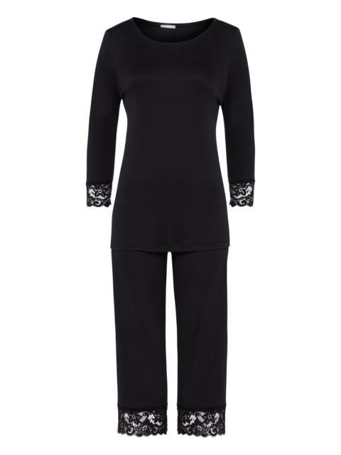 HANRO Moments Lace Trim Cotton Pajama Set