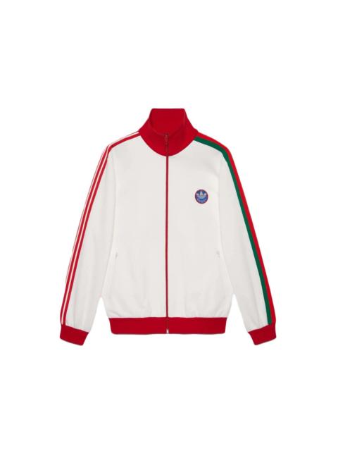 GUCCI Gucci x adidas Cotton Jersey Jacket White