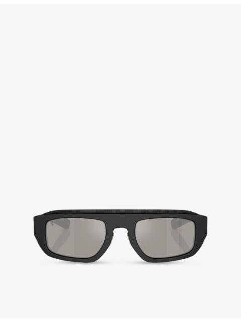 Ferrari FH2010Q Pillow-Frame Acetate Sunglasses