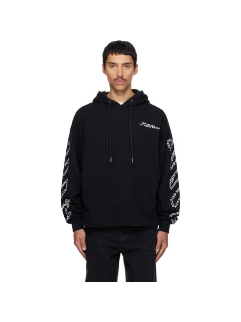 Off-White Black Type Machine Arrow Hoodie