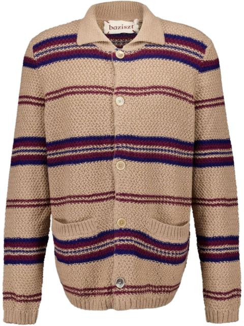 baziszt striped cardigan