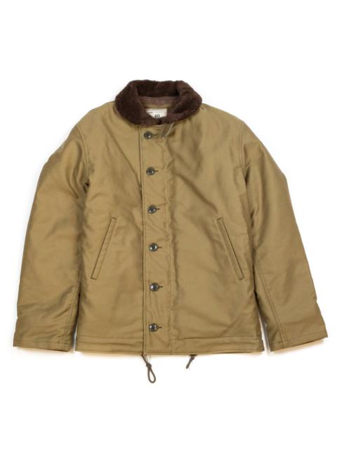 The Real McCoys MJ13111 N-1 Deck Jacket Khaki