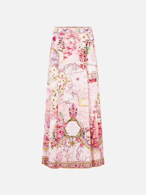CAMILLA PANELLED FLARED LONG SKIRT JOURNAL DE VOYAGE