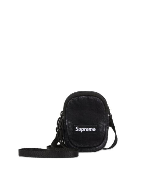 Supreme mini denim "Black" messenger bag