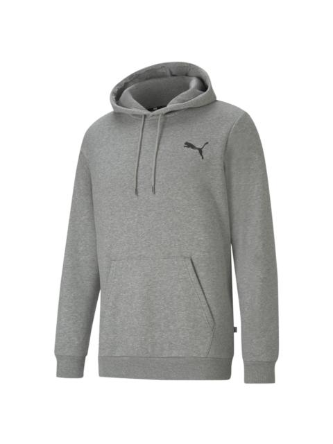 PUMA Essential Small Logo Fleece Hoodie "Medium Gray Heather" 586690 53