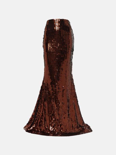 Taller Marmo Ariel sequined maxi skirt