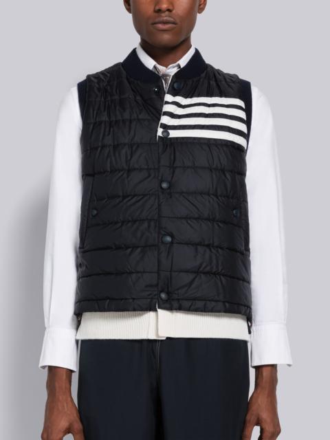 Nylon And Cashmere Reversible Tech Vest