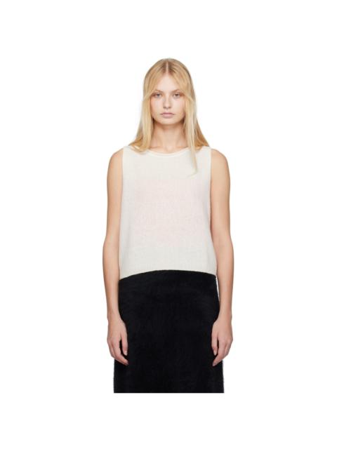 LISA YANG Off-White Devine Tank Top