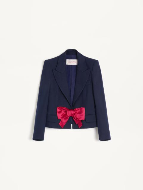 Valentino VISCOSE JACKET WITH BOW