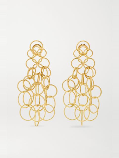 Buccellati Hawaii 18-karat gold earrings