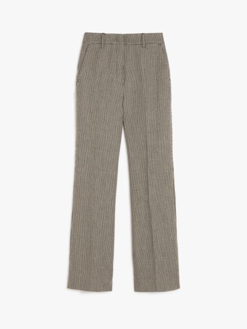 WEEKEND Max Mara AGAPE Batavia cotton and linen trousers