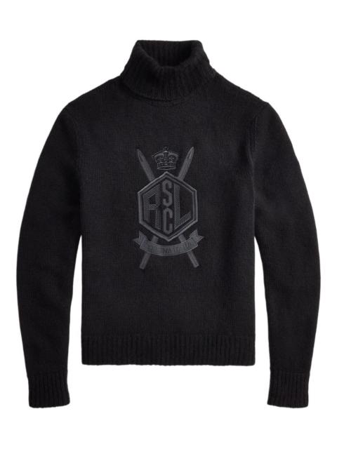 Ralph Lauren embroidered turtleneck pullover