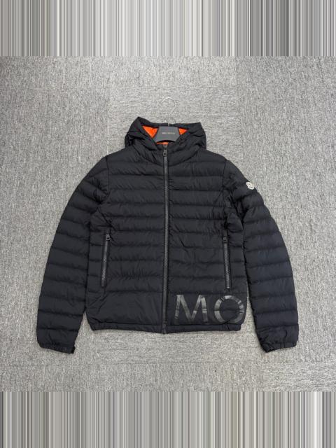 Moncler Moncler Letter-Print Down Jacket