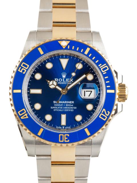 ROLEX Used Rolex Submariner 126613LB Blue Chromalight Dial