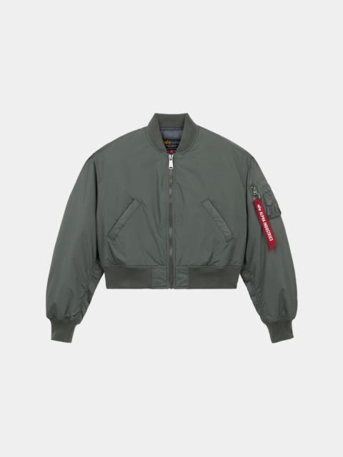 Nike MA-1 CROPPED OXFORD BOMBER JACKET WOMENS