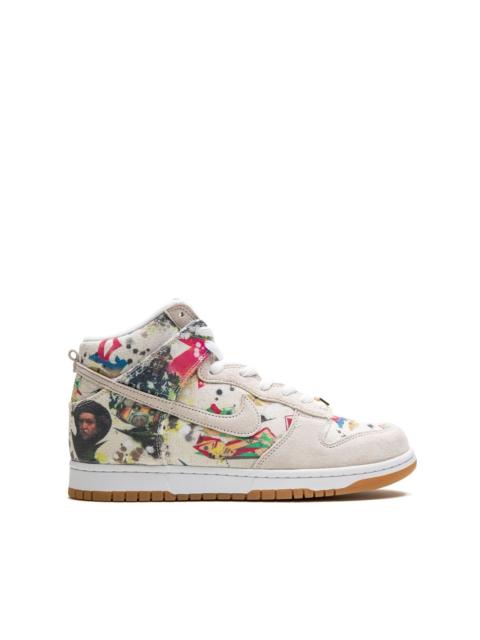 x Supreme SB Dunk High "Rammellzee" sneakers