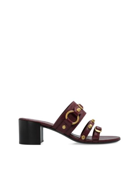 BALENCIAGA 65mm leather heeled sandals