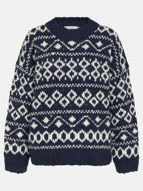 Fair Isle wool-blend sweater