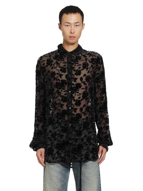 Ann Demeulemeester Andre Roses Dévoré Shirt