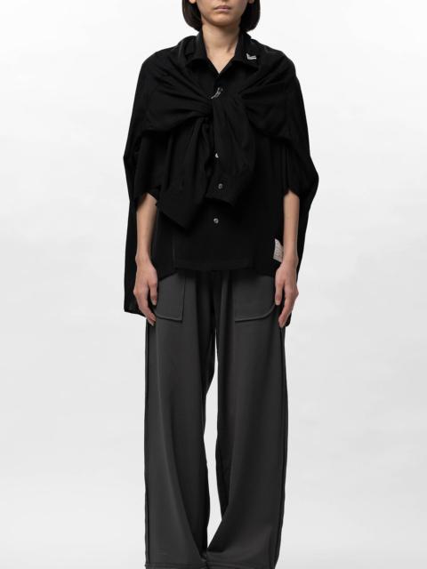 Maison MIHARAYASUHIRO Sleeve Layered Half Sleeve Shirt