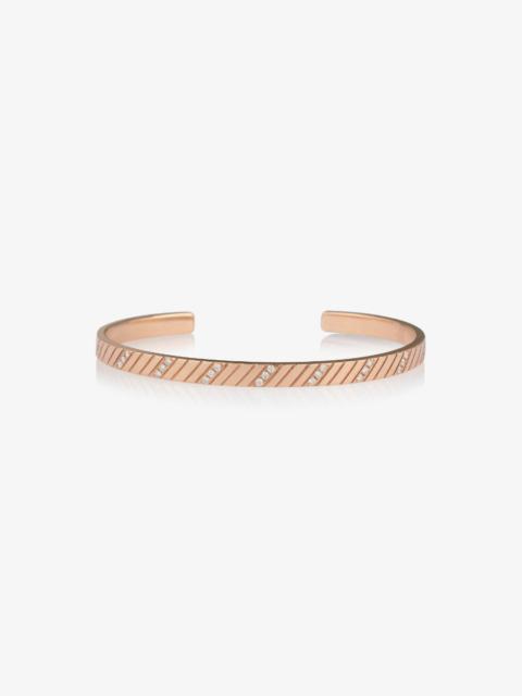 SPRWMN DIAMOND DIAGONAL ENGRAVED CUFF