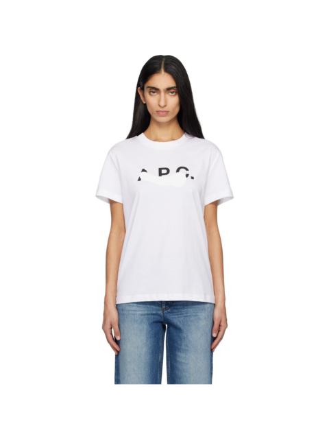 A.P.C. White Tache T-shirt