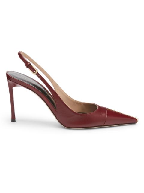TOM FORD Women's 85MM Leather Slingback Pumps - Ruby Red