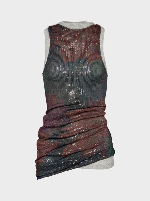Maison Margiela Printed Draped Top