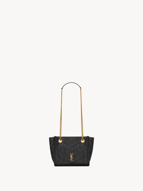 SAINT LAURENT NIKI MINI SHOPPING IN VINTAGE LEATHER