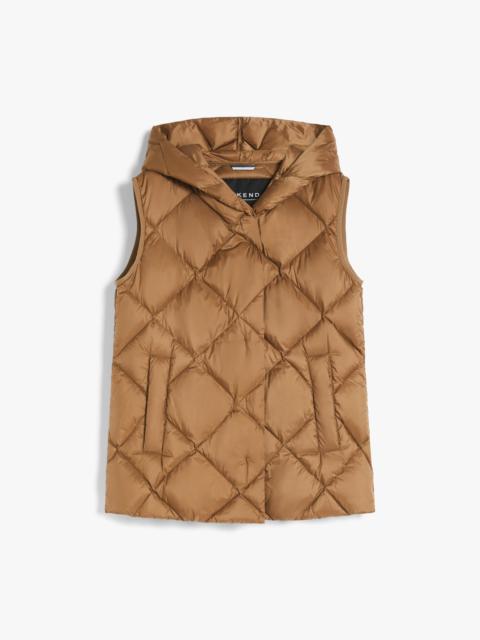 WEEKEND Max Mara FRUTTO Quilted technical fabric gilet