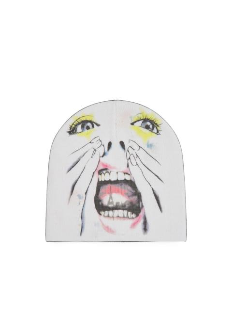 HELLSTAR graphic-print beanie hat