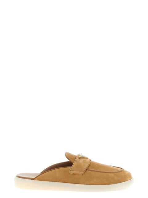 Prada Suede sabots