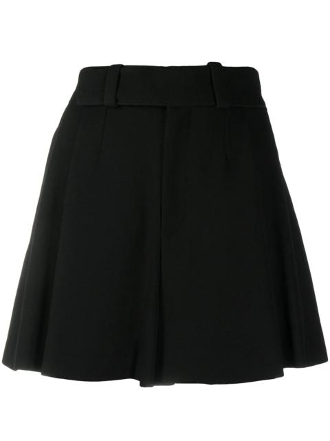 Chloé high-waist pleated shorts