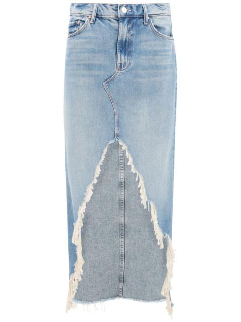 MOTHER The Ditcher Maxi Super Fray skirt