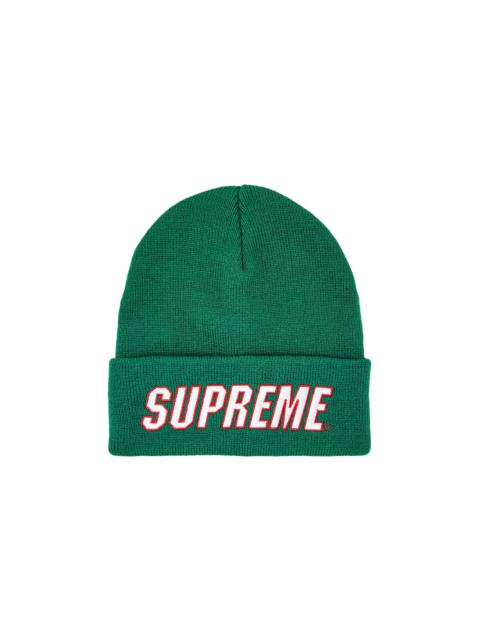 Supreme Supreme x New Era S Logo Beanie 'Green' | REVERSIBLE