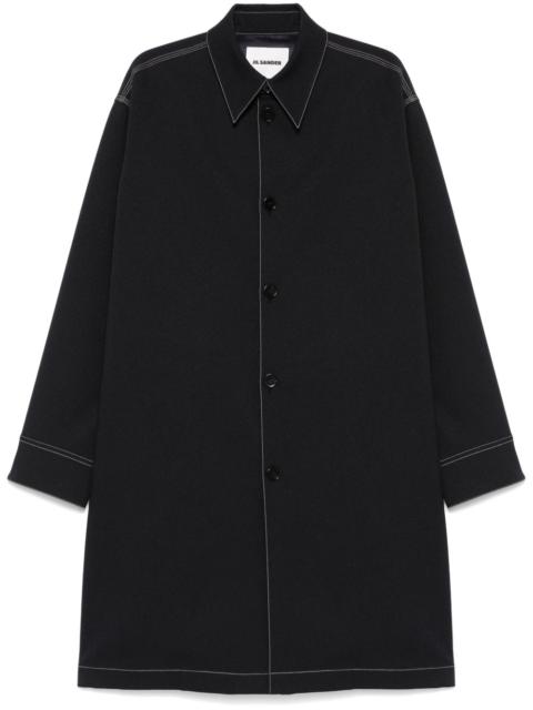 Jil Sander single-breasted coat