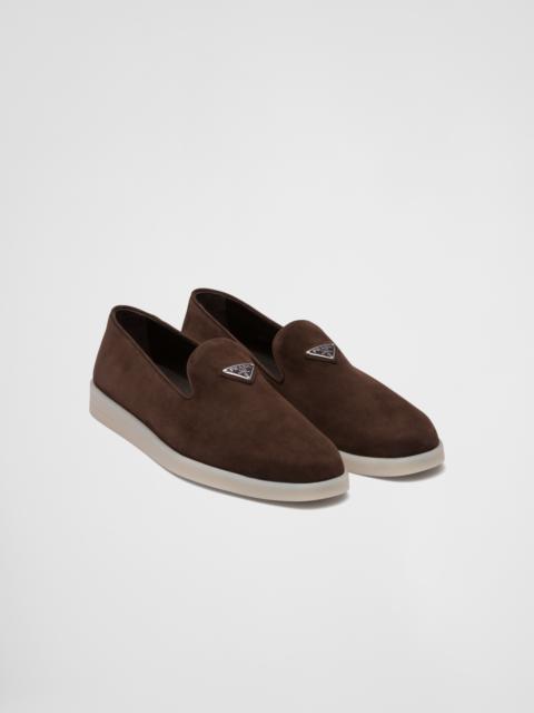 Suede slippers
