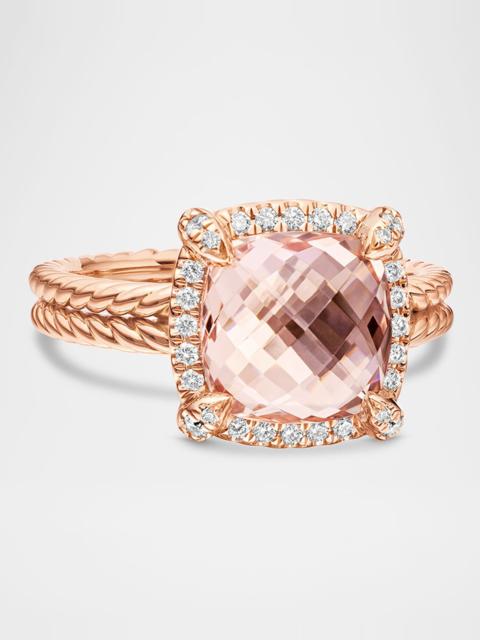 DAVID YURMAN Chatelaine 18k Rose Gold Morganite Ring