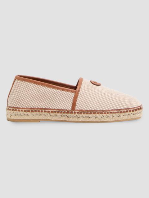 Valentino Women's Palm Avenue Canvas Espadrille Loafers - Natural Tobacco