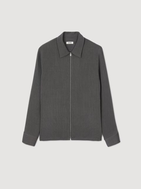 Sandro PLEATED SHIRT