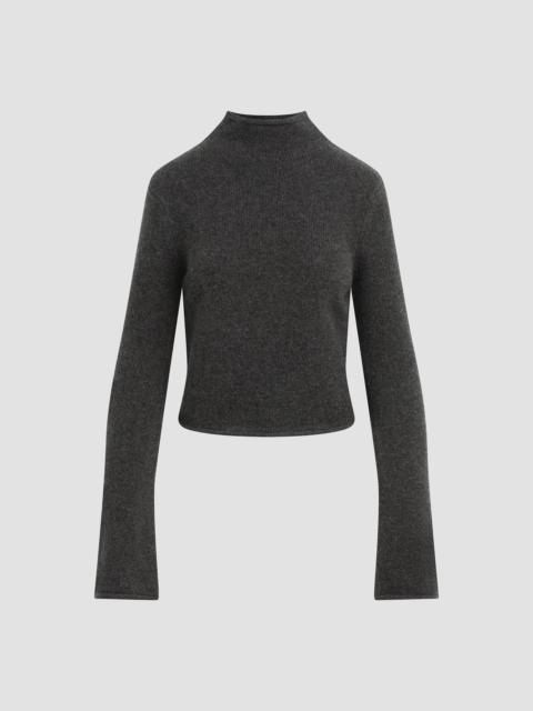 Joe's Jeans Women's Jane Roll-Neck Bell-Sleeve Sweater - Charcoal