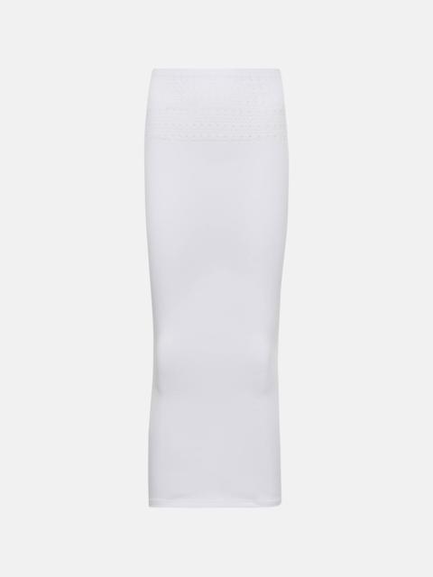 Alaïa Cutout technical midi skirt
