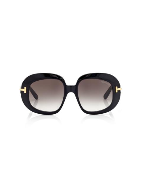 TOM FORD ICON ROUND SUNGLASSES