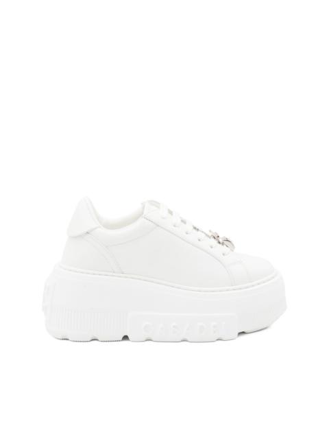 CASADEI platform lace-up sneakers